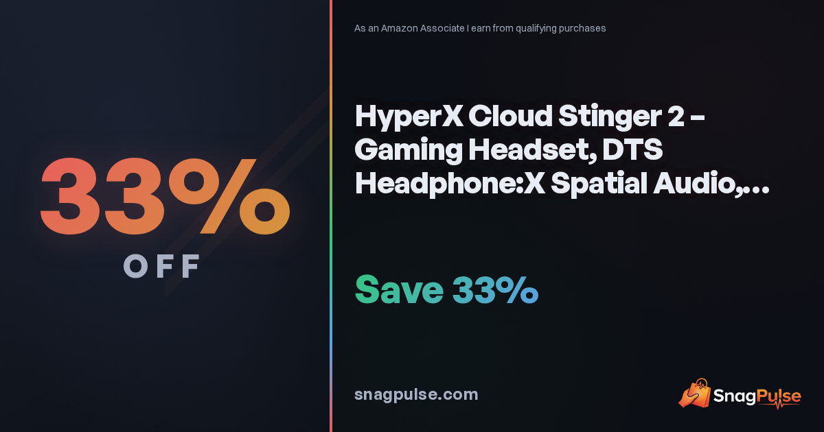 HyperX Cloud Stinger 2 Headset Deal: 33% Off