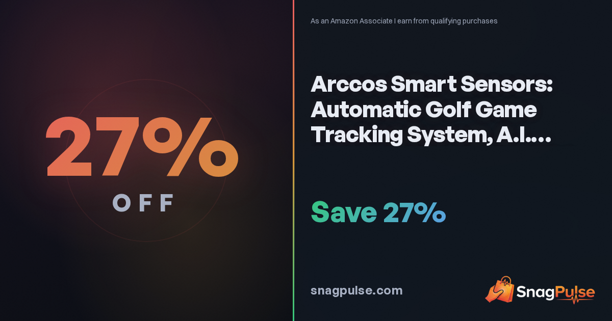 Arccos Smart Golf Sensors Deal: 27% Off Now