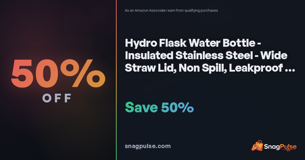 Hydro Flask Water Bottle Deal: 50% Off