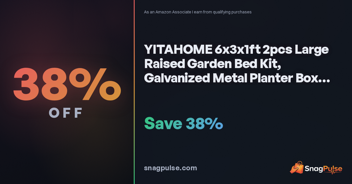 Raised Garden Bed Kit: 38% Off Now