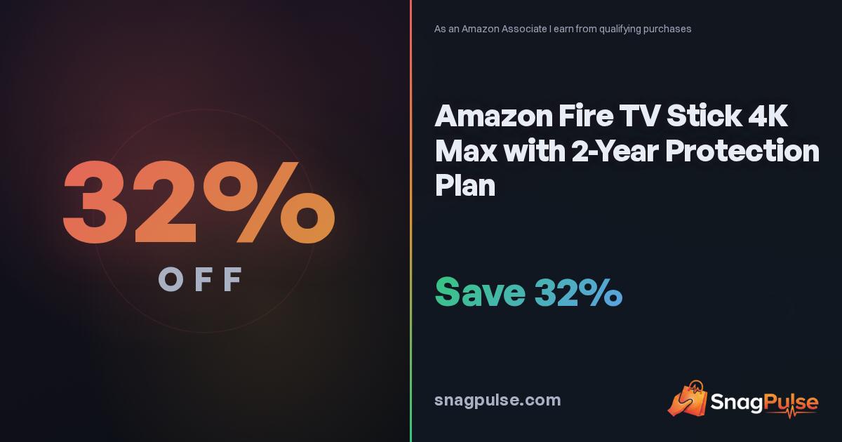 Fire TV Stick 4K Max Bundle Deal: 32% Off