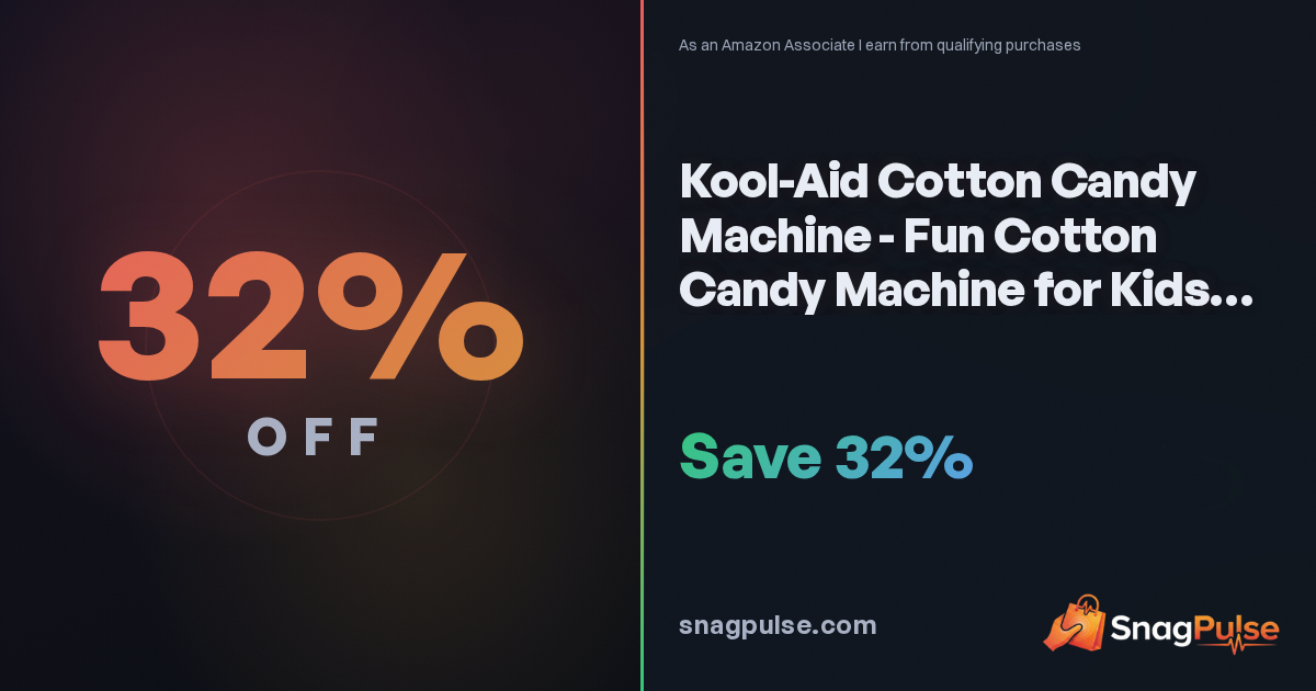 Kool-Aid Cotton Candy Machine Deal: 32% Off