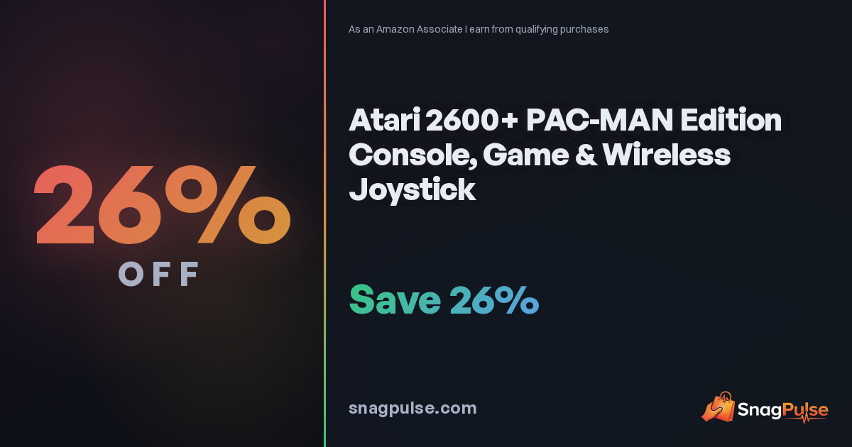 Atari 2600+ PAC-MAN Bundle Deal: 26% Off
