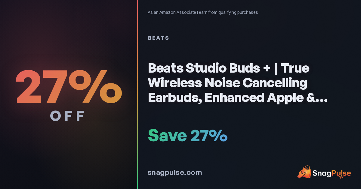 Beats Studio Buds + Deal: 26% Off at Amazon