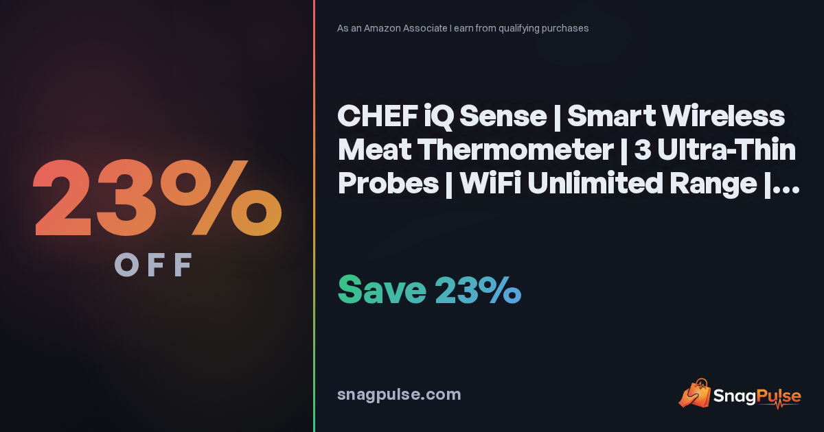 CHEF iQ Sense Smart Thermometer: 23% Off