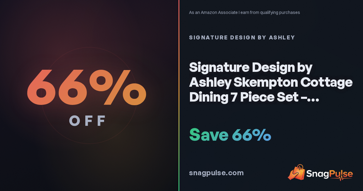 Ashley Skempton Dining Set Deal: 66% Off
