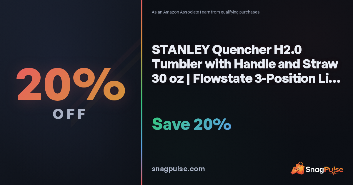 STANLEY Quencher H2.0 30 oz Deal: 20% Off