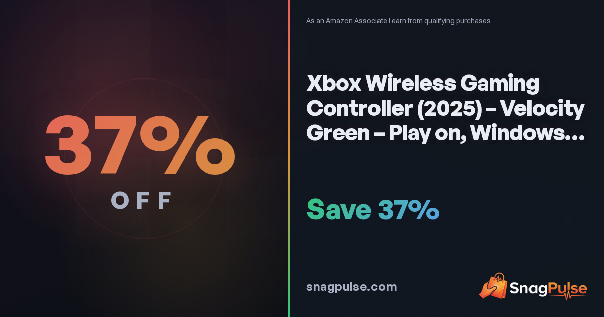 Xbox Wireless Controller (2025): 37% Off at Amazon