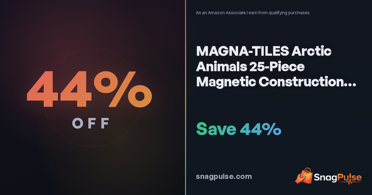 MAGNA-TILES Arctic Animals Deal: 44% Off